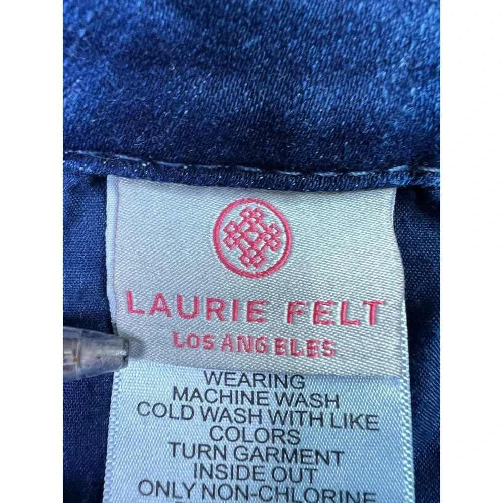 Laurie Felt Jeans Womens 26W Blue Daisy Denim Boyfriend Medium Wash A471814‎